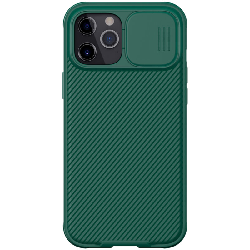 Husa iPhone 16 Plus Nillkin CamShield Pro, verde