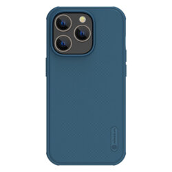 Husa iPhone 16 Nillkin Super Frosted Shield Pro, albastru