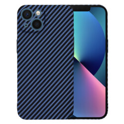 Husa iPhone 13 Techsuit Carbonite FiberShell, cyan