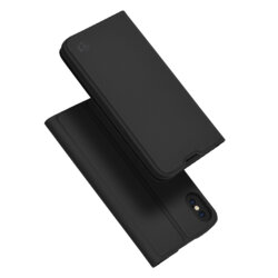 Husa iPhone X, iPhone 10 Techsuit Magskin Book, negru