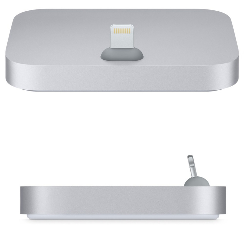 Incarcator iPhone Lightning Dock Pentru Birou - Gri