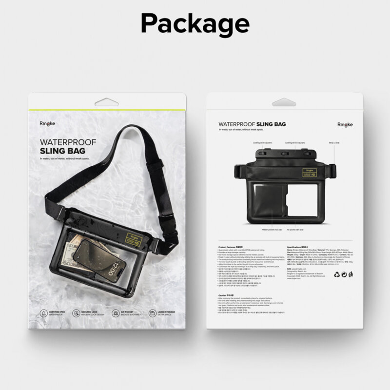 Husa subacvatica waterproof, geanta impermeabila Ringke