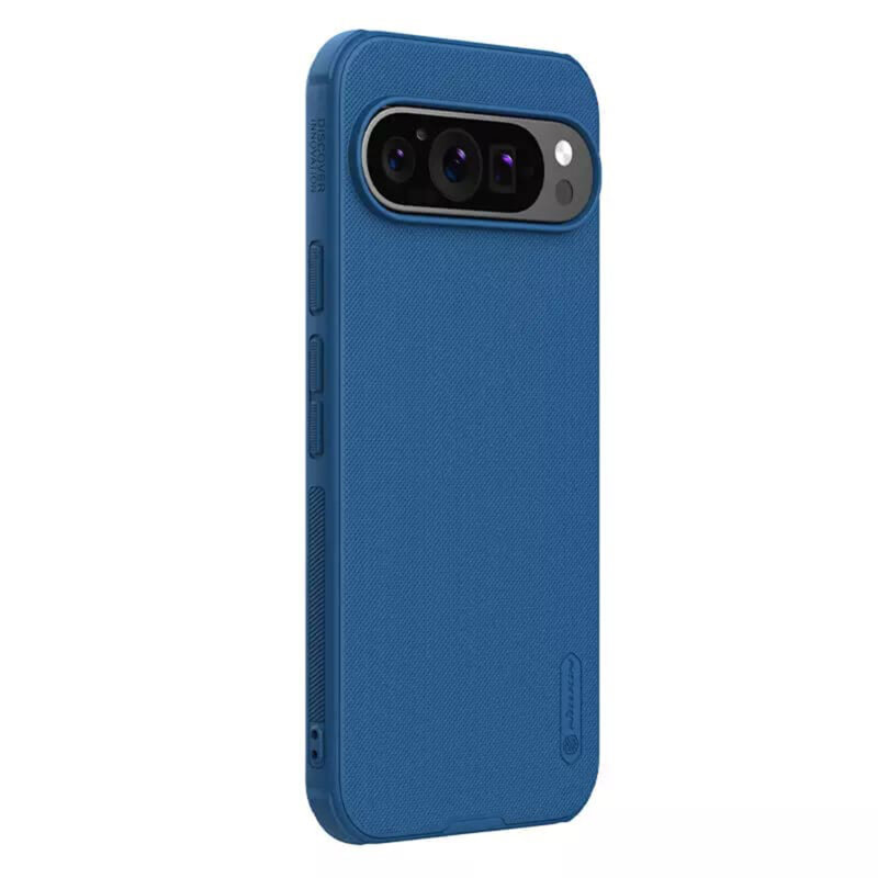 Husa Google Pixel 9 Pro Nillkin Super Frosted Shield Pro, albastru