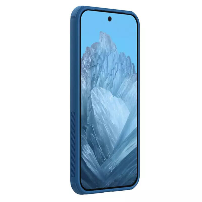 Husa Google Pixel 9 Pro Nillkin Super Frosted Shield Pro, albastru
