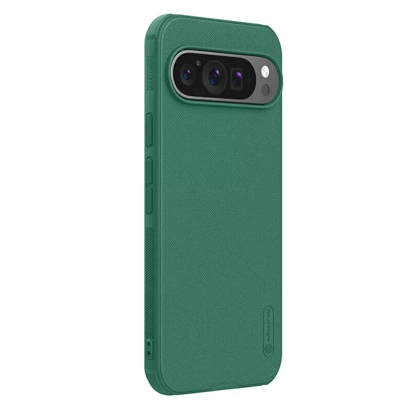 Husa Google Pixel 9 Pro XL Nillkin Super Frosted Shield Pro Magnetic, verde