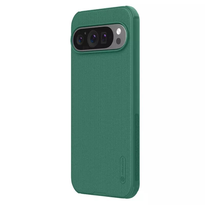 Husa Google Pixel 9 Pro XL Nillkin Super Frosted Shield Pro Magnetic, verde
