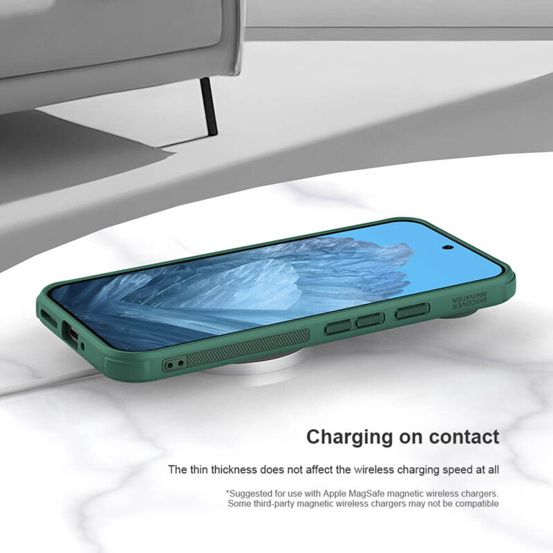 Husa Google Pixel 9 Pro XL Nillkin Super Frosted Shield Pro Magnetic, negru