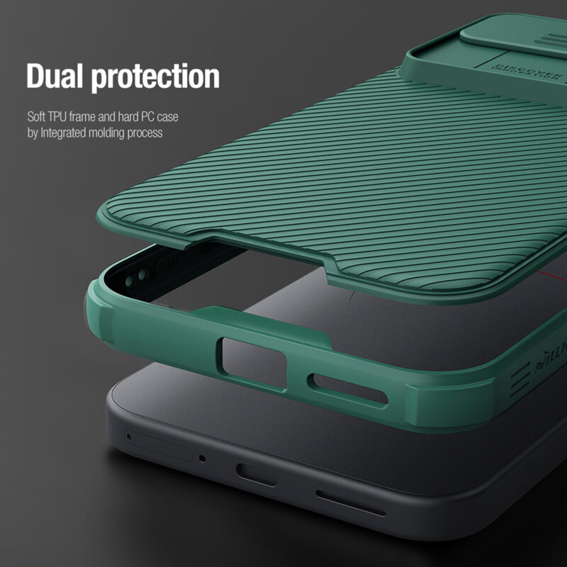 Husa Google Pixel 9 Pro XL Nillkin CamShield Pro, verde