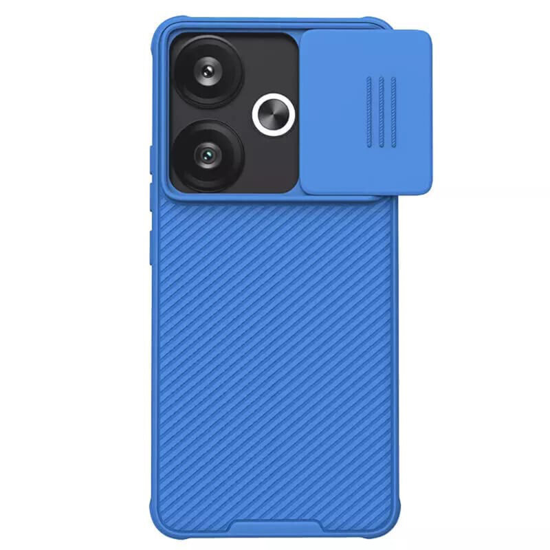 Husa Xiaomi Poco F6 Nillkin CamShield Pro, albastru