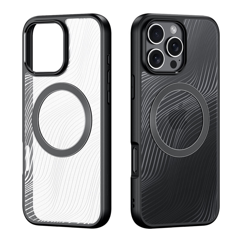 Husa iPhone 16 Pro Max Dux Ducis Aimo MagSafe, negru