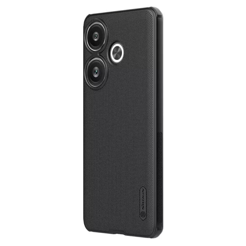 Husa Xiaomi Poco F6 Nillkin Super Frosted Shield Pro Magnetic, negru
