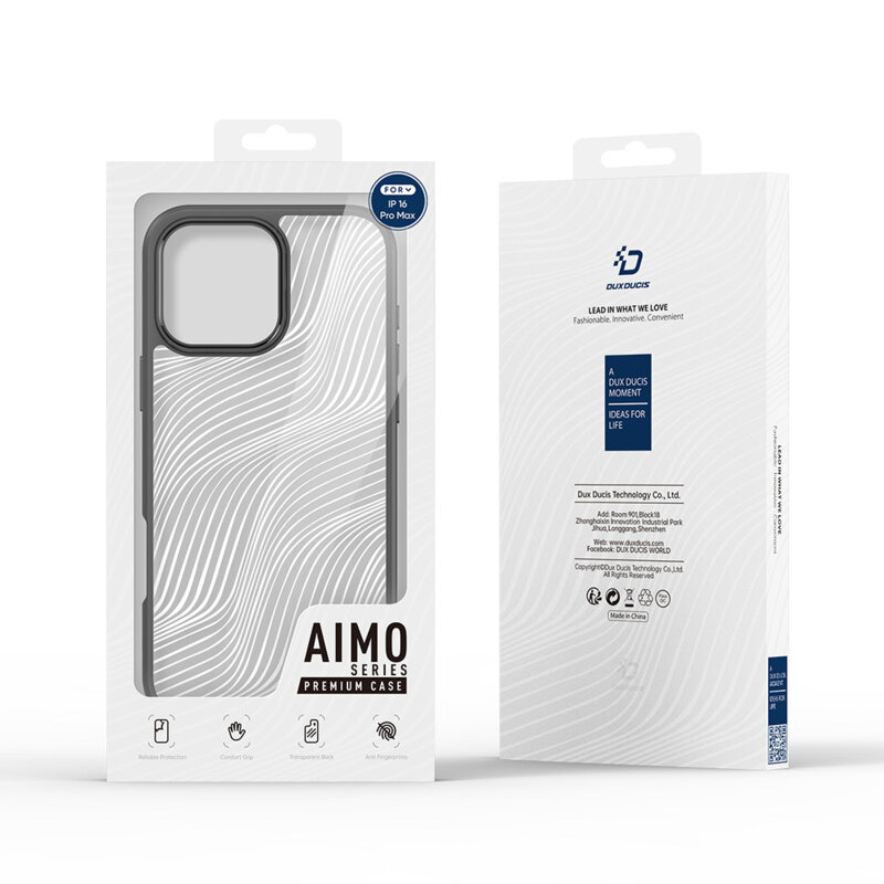 Husa iPhone 16 Pro Max Dux Ducis Aimo, negru