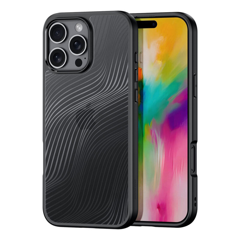 Husa iPhone 16 Pro Dux Ducis Aimo, negru