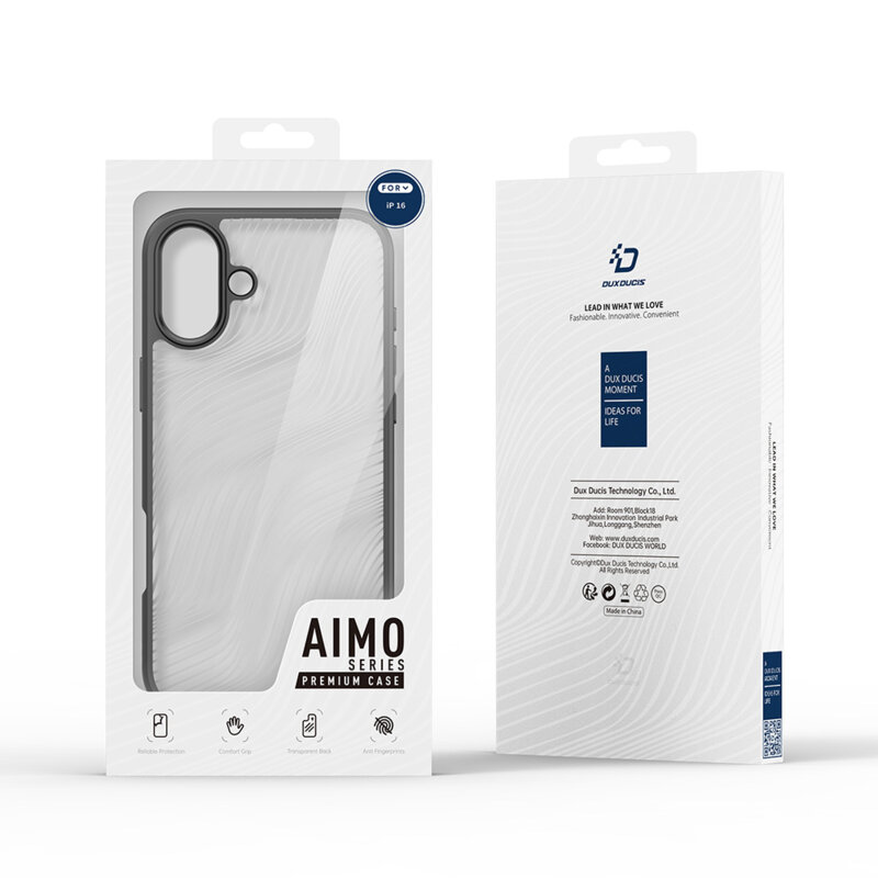 Husa iPhone 16 Dux Ducis Aimo, negru
