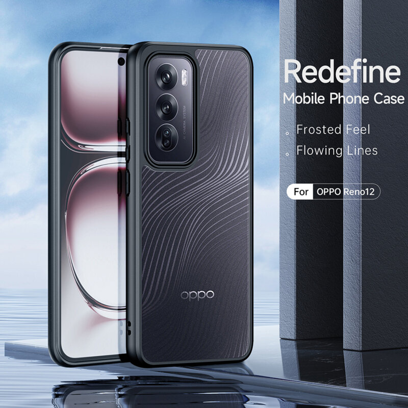 Husa Oppo Reno12 Dux Ducis Aimo, negru