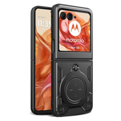 Husa Motorola Razr 50 Techsuit CamGuard Pro, negru
