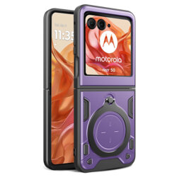 Husa Motorola Razr 50 Techsuit CamGuard Pro, mov