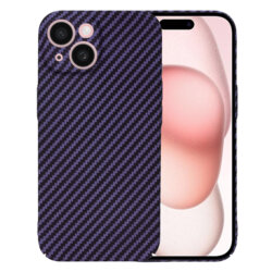 Husa iPhone 15 Techsuit Carbonite FiberShell, mov
