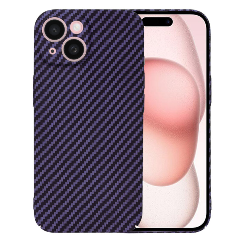 Husa iPhone 15 Techsuit Carbonite FiberShell, mov