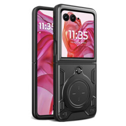 Husa Motorola Razr 50 Ultra Techsuit CamGuard Pro, negru