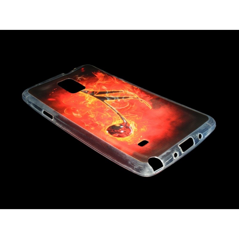 Husa Samsung Galaxy Note 4 N910 Silicon Gel TPU Burning Musical Note