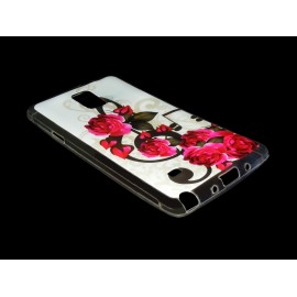 Husa Samsung Galaxy Note 4 N910 Silicon Gel TPU Roses