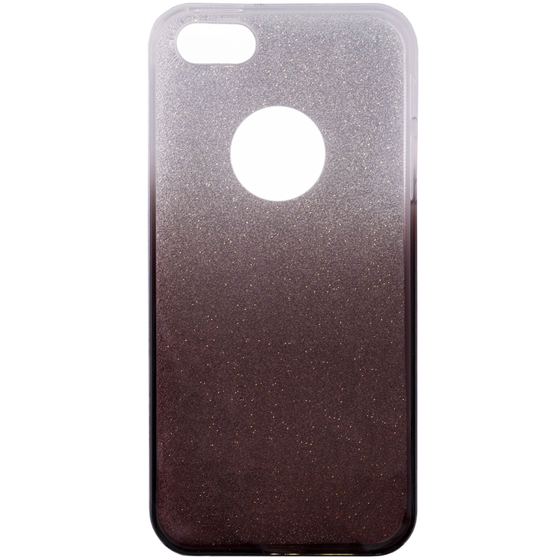 Husa iPhone SE, 5S, 5 Gradient Color TPU Sclipici - Violet