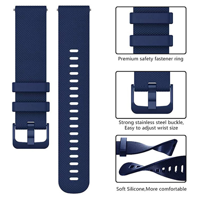 Curea Samsung Galaxy Watch FE Techsuit, albastru, W006