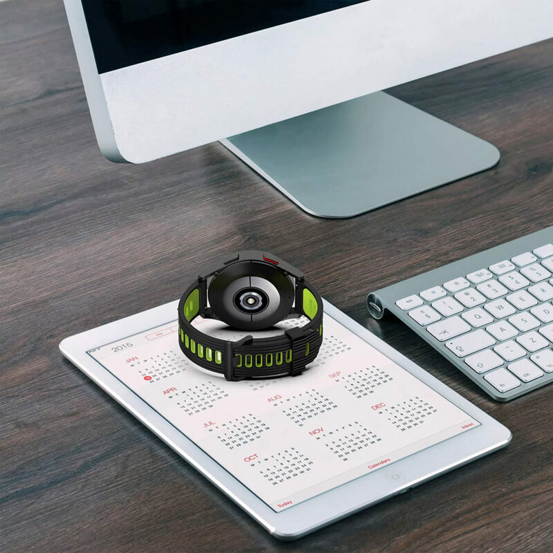 Curea Samsung Galaxy Watch7 44mm Techsuit, negru, W002