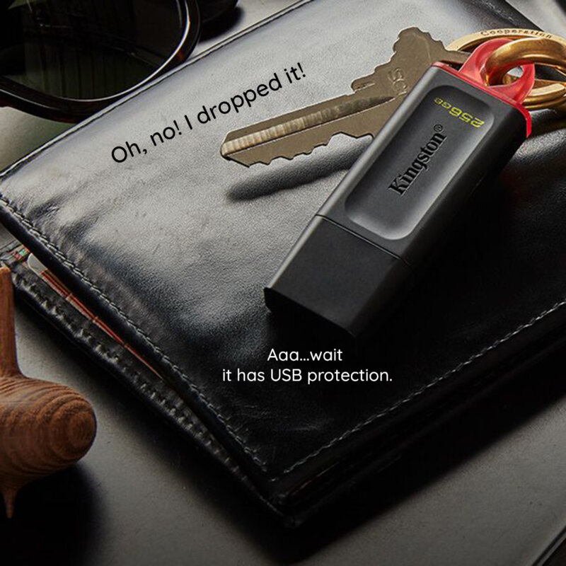 Stick memorie 256GB Kingston DT Exodia, USB 3.2, DTX/256GB