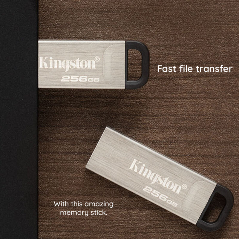 Stick memorie 256GB Kingston DT Kyson, USB 3.2, DTKN/256GB