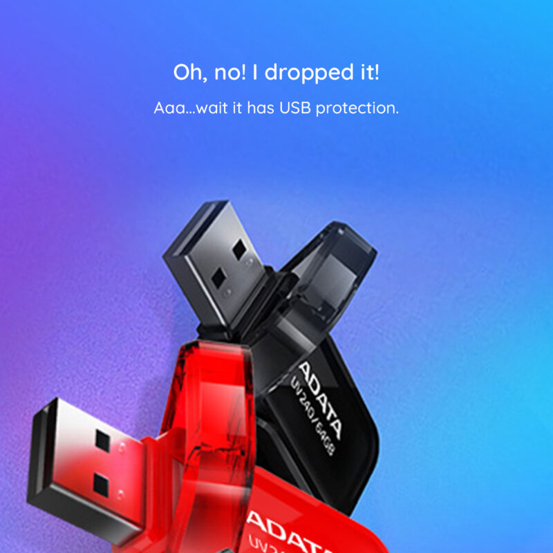 Memorie externa 32GB Adata UV240, USB 2.0, AUV240-32G-RBK