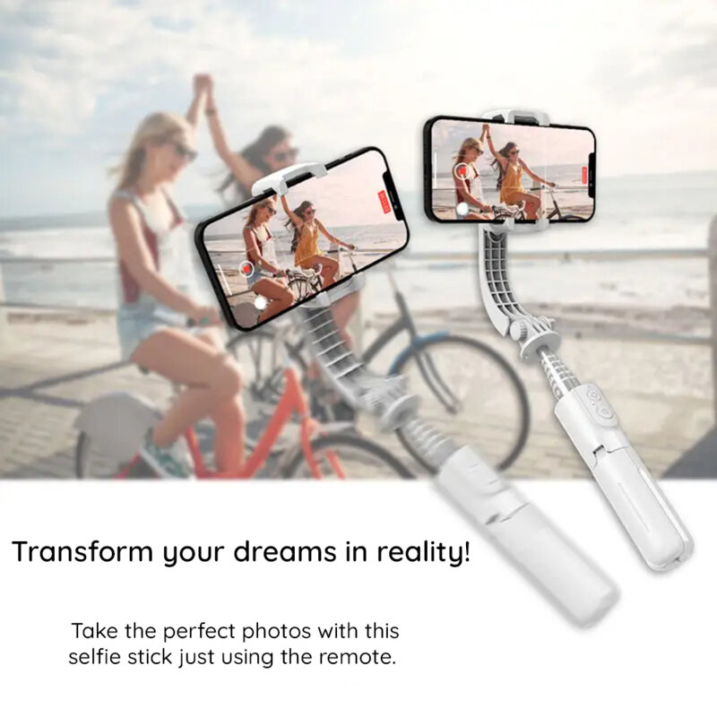 Selfie stick Bluetooth cu telecomanda Techsuit L08Mini, 70cm