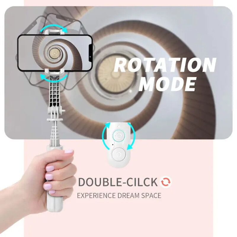 Selfie stick Bluetooth cu telecomanda Techsuit L08Mini, 70cm