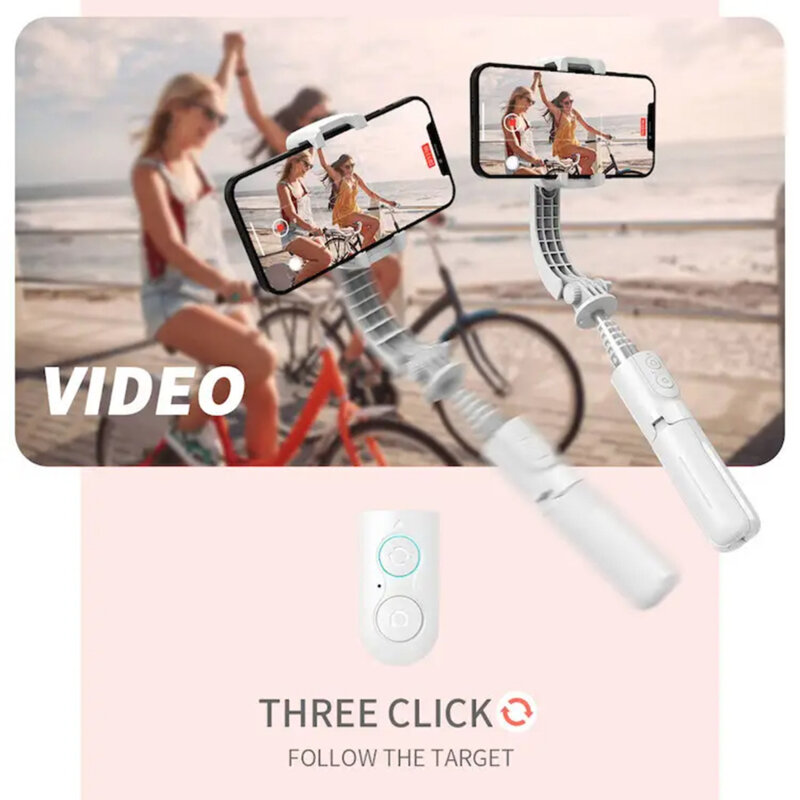 Selfie stick Bluetooth cu telecomanda Techsuit L08Mini, 70cm