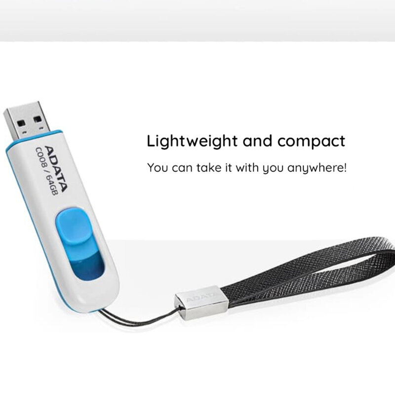 Memorie externa 16GB Adata C008, USB 2.0, AC008-16G-RKD