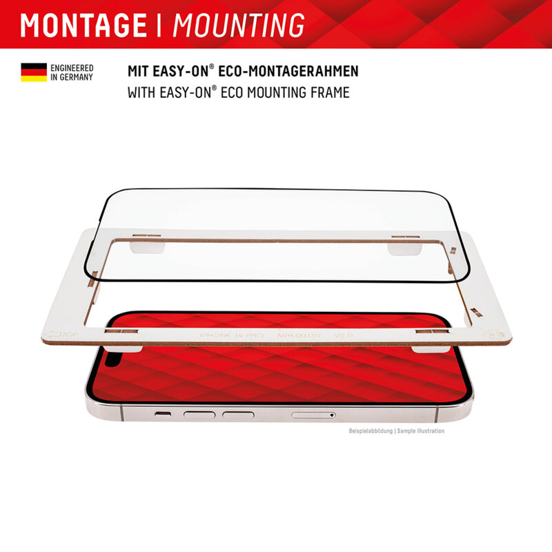 Folie sticla premium iPhone 16 Plus Displex Real Glass Full Cover, negru