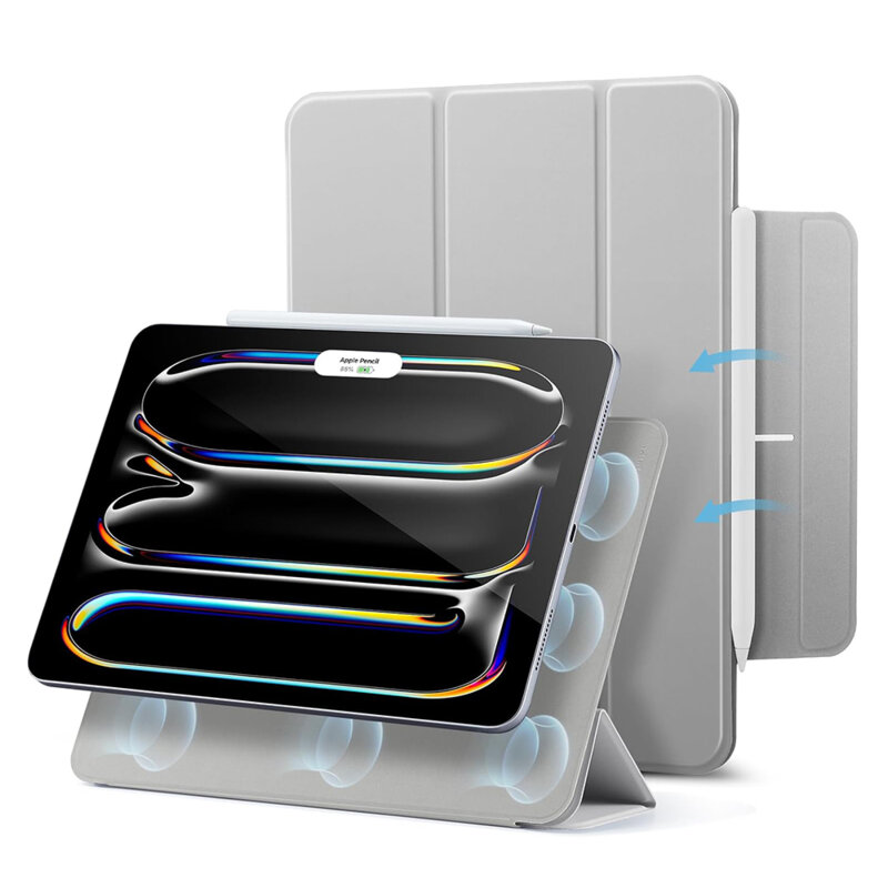 Husa iPad Pro 13 (2024) ESR Rebound Magnetic, gri