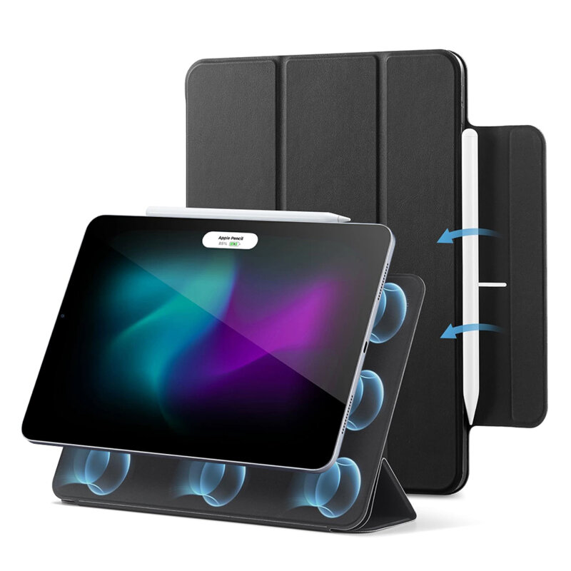 Husa iPad Pro 11 (2024) ESR Rebound Magnetic, negru
