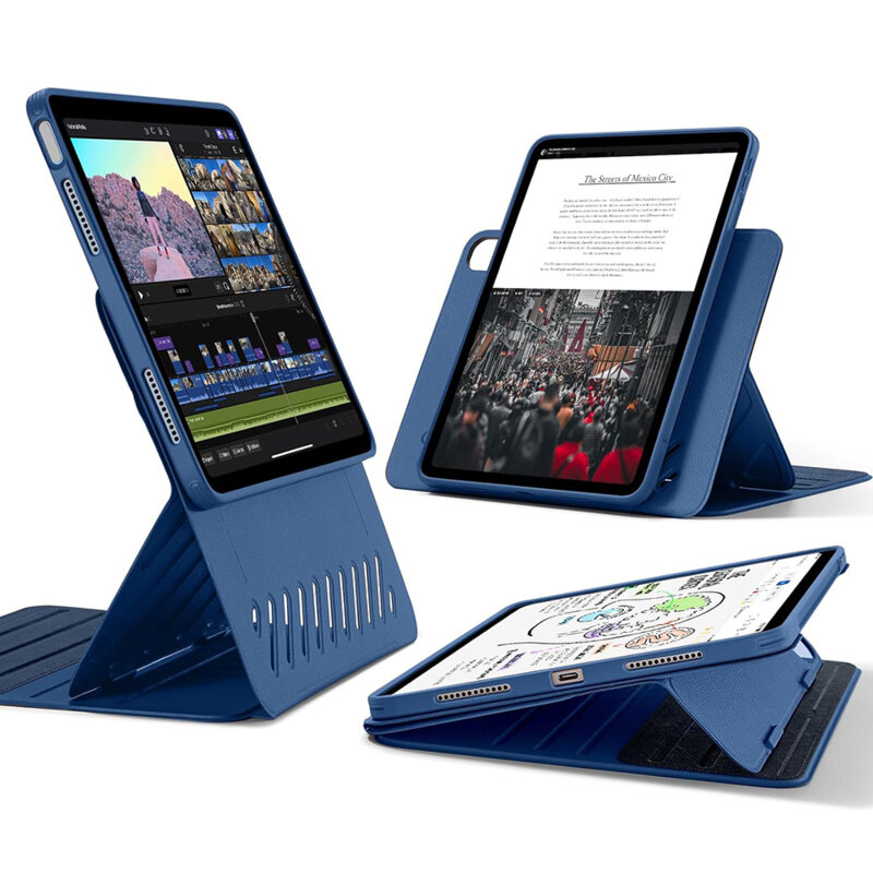 Husa iPad Air 11 (2024) ESR Shift Magnetic, albastru