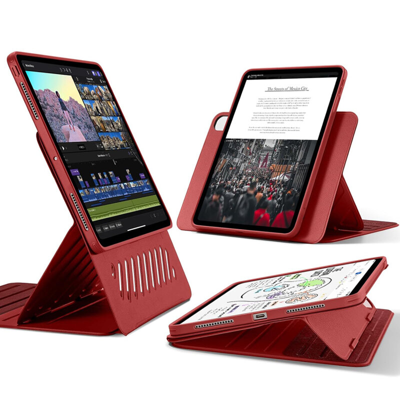 Husa iPad Pro 13 (2024) ESR Shift Magnetic, rosu