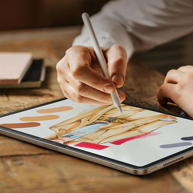 [Pachet 2x] Folie iPad Pro 13 (2024) ESR Paper-Feel, mata