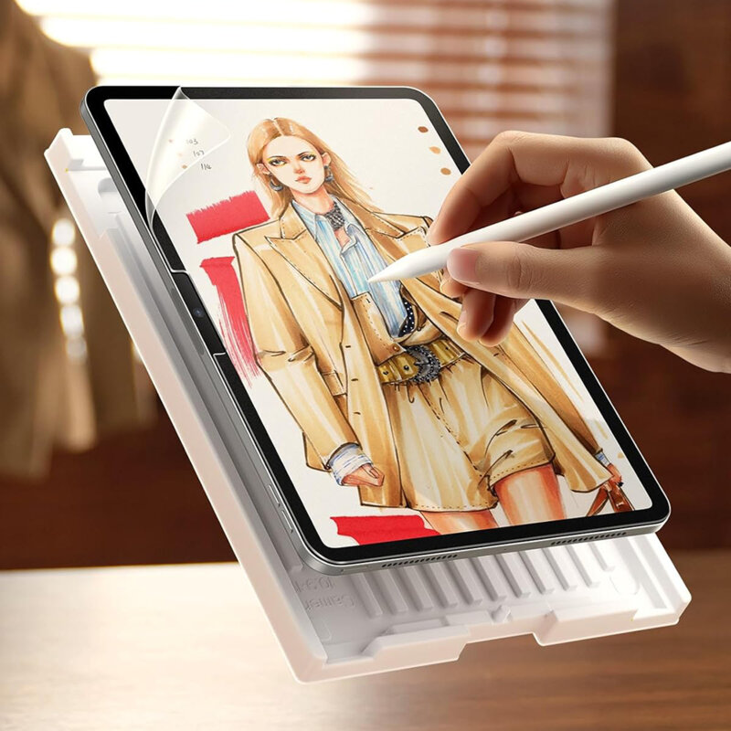 [Pachet 2x] Folie iPad Pro 13 (2024) ESR Paper-Feel, mata