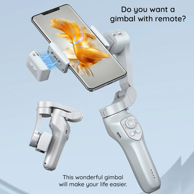 Gimbal pentru telefon cu Bluetooth si trepied Techsuit L7C Pro