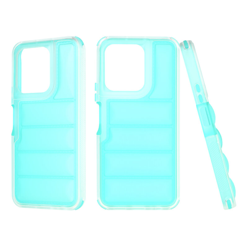 Husa Honor X8 5G Techsuit Wave Shield, turcoaz