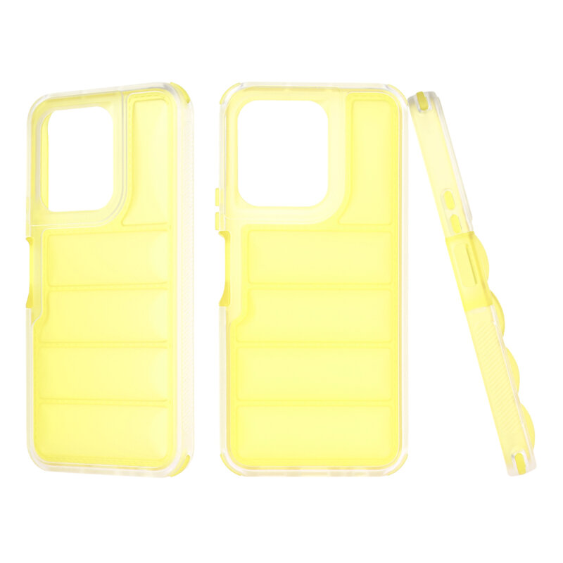 Husa Honor X8 5G Techsuit Wave Shield, galben