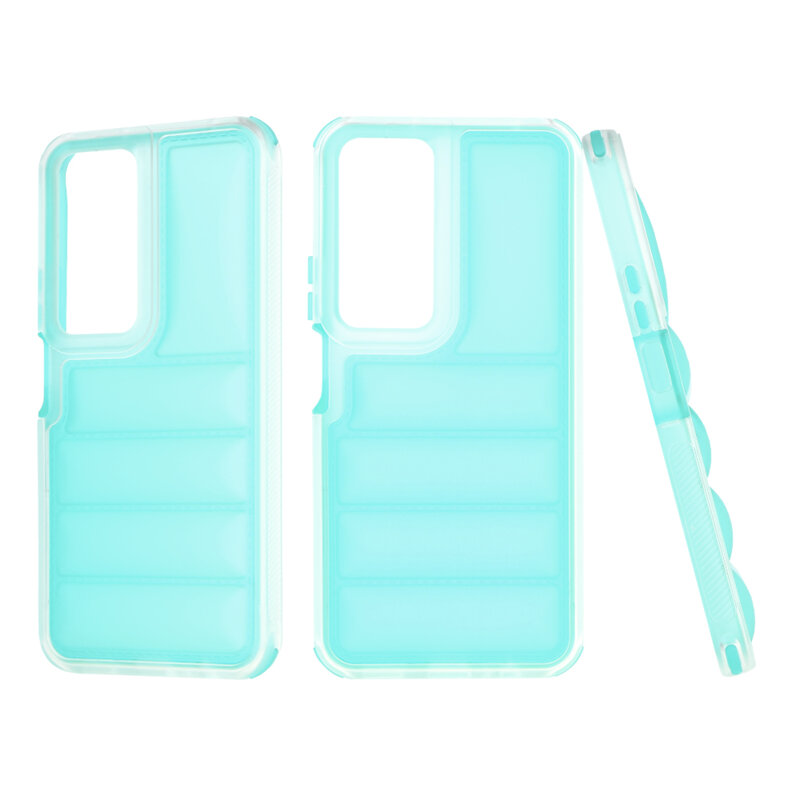 Husa Honor X7b 5G Techsuit Wave Shield, turcoaz