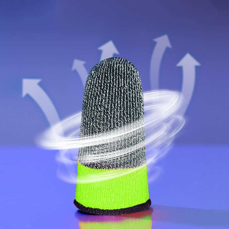 Manusi, degetare gaming antialunecare Techsuit FS4-03, rosu