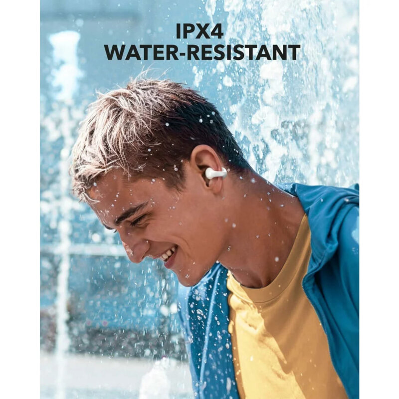 Casti open-ear cu microfon Bluetooth Anker C30i, IPX4, alb