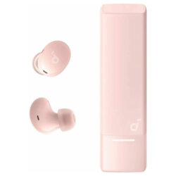 Casti Bluetooth Noise Cancelling cu microfon Anker A30i, roz